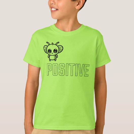 Bij Positief :) T-shirt (Voorkant)