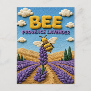Bij Provence Lavendel Moderne KlayKoo Briefkaart