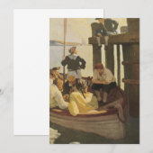 Bij Queen's Ferry door NC Wyeth, Oude Piraten (Voorkant / Achterkant)