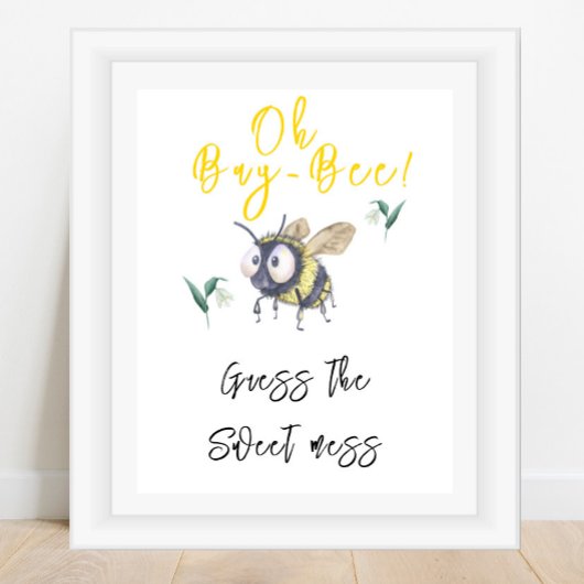 Bij - Raad de zoete bende Poster