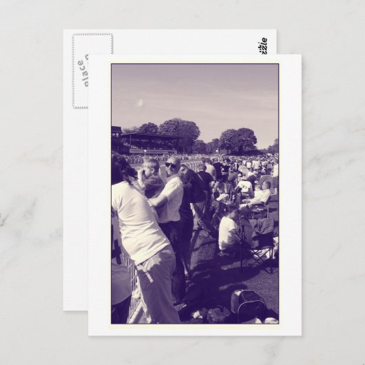 Bij races briefkaart (Voorkant / Achterkant)