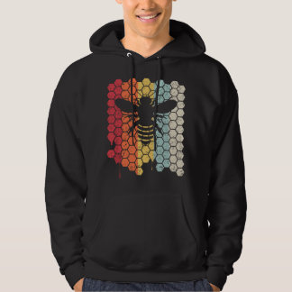 Bij. Retro stijl Imker Hoodie