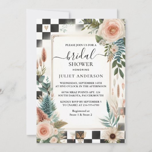 Bij Retro Studio Creative Illustrated Vrijgezellen Kaart (Voorkant)