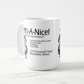 Bij 's-A-Nice! Restaurant, Broadview, Verenigde St Koffiemok (Voorkant links)