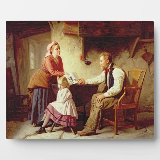 Bij Schande, 1875 (olie op canvas) Fotoplaat (Voorkant)