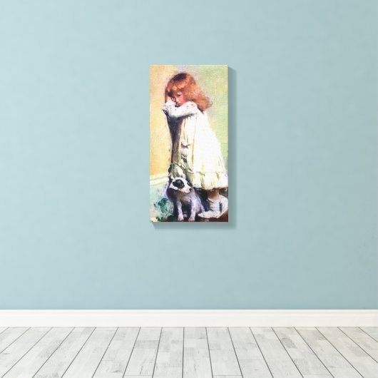 Bij schande  olieverf canvas afdruk (Insitu (Houten vloer))