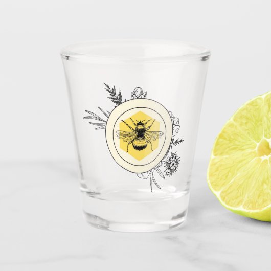 Bij Shot Glas (Voorkant)