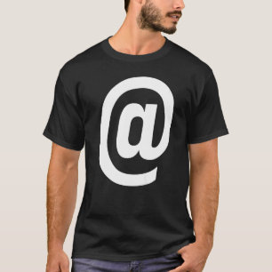 BIJ SIGN @ SYMBOLPUNCTUATIEMERK T-SHIRT