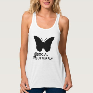 Bij Social Hashtag Butterfly [Bold] Tanktop