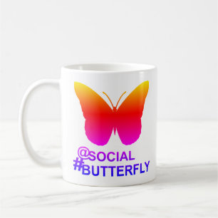 Bij Social Hashtag Butterfly [Hyper Filter remix] Koffiemok