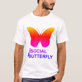 Bij Social Hashtag Butterfly [Hyper Filter remix] T-shirt