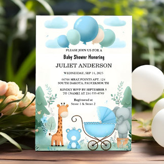 Bij Soft Boho Beer Blue Cub Welkom Baby Boy Shower Kaart