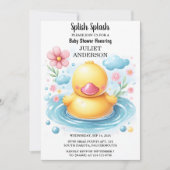 Bij Speelgoed Pool Foam Bash Twin Rubber Duck Baby Kaart (Voorkant)