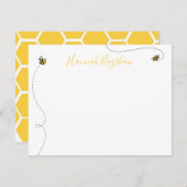 Bij Stationery Set Notitiekaartje (Voorkant / Achterkant)