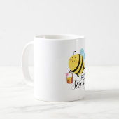 Bij Sterk Een Zoem Van Positiviteit Koffiemok (Voorkant links)