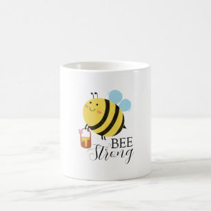 Bij Sterk Een Zoem Van Positiviteit Koffiemok