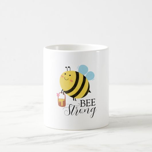 Bij Sterk Een Zoem Van Positiviteit Koffiemok (Center)