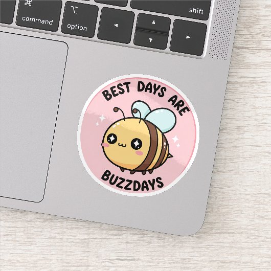 Bij sticker – Cute Kawaii Hommell (Detail)