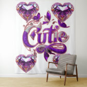 Bij Tapijt Grootte: Extra-Groot (88"x104") Instant Wandkleed (In situ)