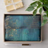 bij_teal_achtergrond_portret tissuepapier (Geschenk)