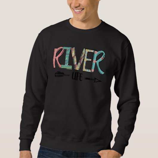 Bij The River River Dagen Western Rive Leven Trui (Voorkant)