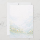 Bij-thema baby shower uitnodiging (Achterkant)