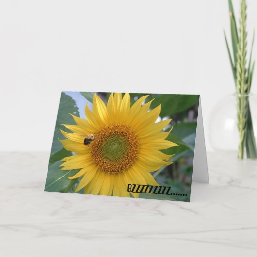 Bij tijdens de vlucht kaart (Voorkant)