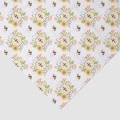 Bij tissuepapier, hommel decoupage papier (Detail)