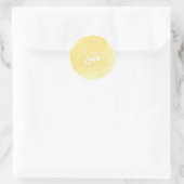 Bij Tur Arabic Calligraphy  Verse Ronde Sticker (Tas)