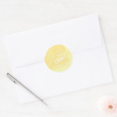Bij Tur Arabic Calligraphy  Verse Ronde Sticker (Envelop)