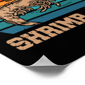 Bij twijfel garnalen Jiu Jitsu BJJ Martial Poster (Hoek)