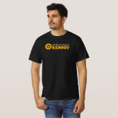 Bij twijfel herstart computer Humor T-shirt (Voorkant volledig)