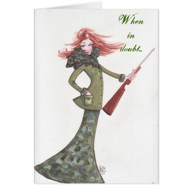 Bij twijfel...-kaart (Voorkant)