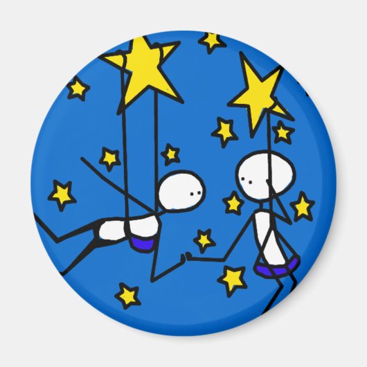 Bij u :) Magneet (Voorkant)