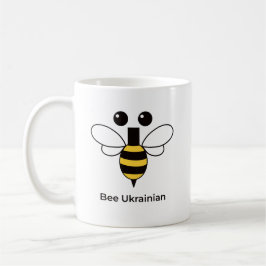 Bij Ukraïens Mooie Bij Minimalistische Koffiemok