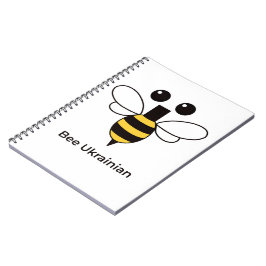 Bij Ukraïens Mooie Minimalistische Bij Notitieboek