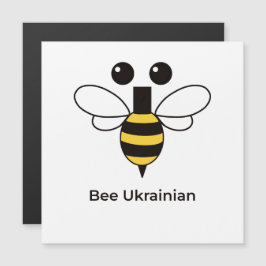 Bij Ukraïens Mooie Minimalistische Magnetische Kaa
