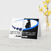 BIJ UW CERVIX - OB / GYN (GYNECOLOGIST HUMOR) KAART (Gele Bloem)