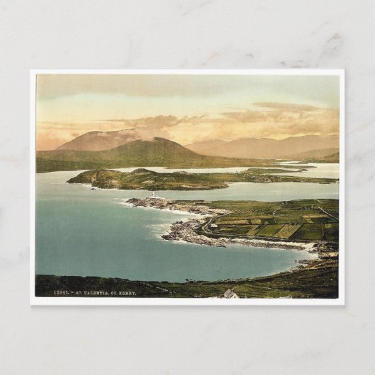 Bij Valentia. Co. Kerry, Ierland, zeldzame Photoch Briefkaart (Voorkant)