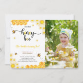 Bij verjaardagsfoto uitnodiging (Voorkant)