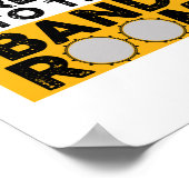 Bij verlies terugkeren naar de badkamer Drumline-m Poster (Hoek)