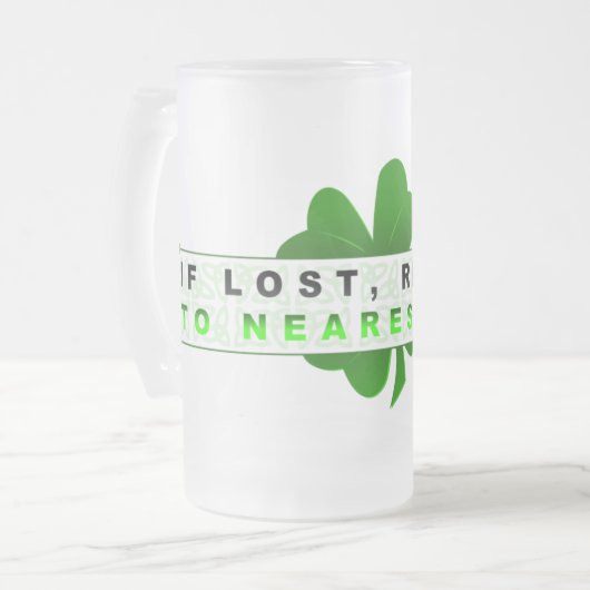 Bij verloren gegist glas Mok (Voorkant links)