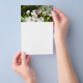 Bij verzamelt pollen flyer (Hand)