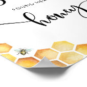 Bij vond ze haar honing bruidsfeest poster (Hoek)