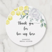 Bij voor bij-zijn hier bedankjes labels (Voorkant)