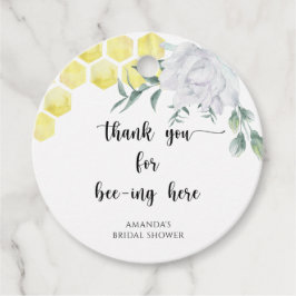 Bij voor het zijn hier bedankjes labels