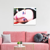 Bij vrede canvas afdruk (Insitu (Woonkamer))