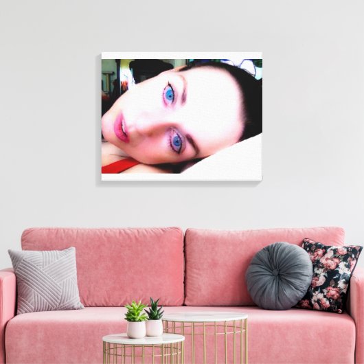 Bij vrede canvas afdruk (Insitu (Woonkamer))