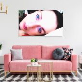 Bij vrede canvas afdruk (Insitu (Woonkamer))