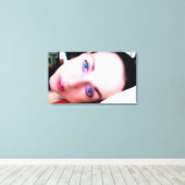 Bij vrede canvas afdruk (Insitu (Houten vloer))